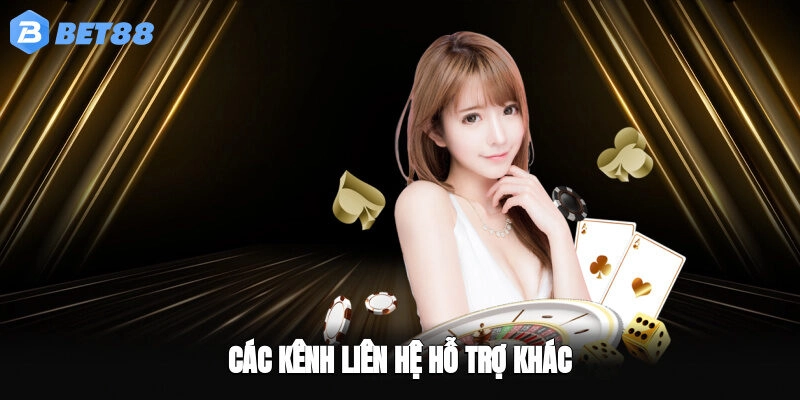 Các kênh liên hệ hỗ trợ khác